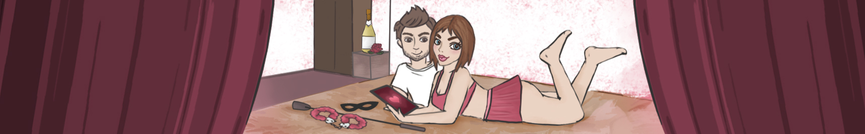 Couple playing sex games in swinger club!