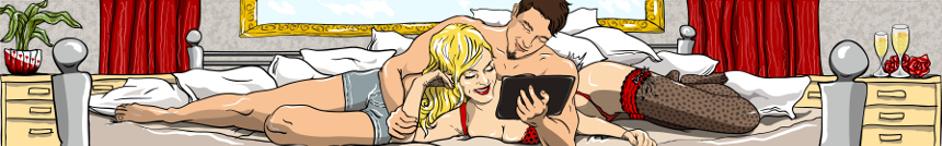 Couple touching!